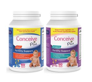 Conceive Plus kvinna Man fertilitetstillskott