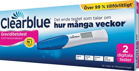 Clearblue Digital graviditetstest med veckoindikator