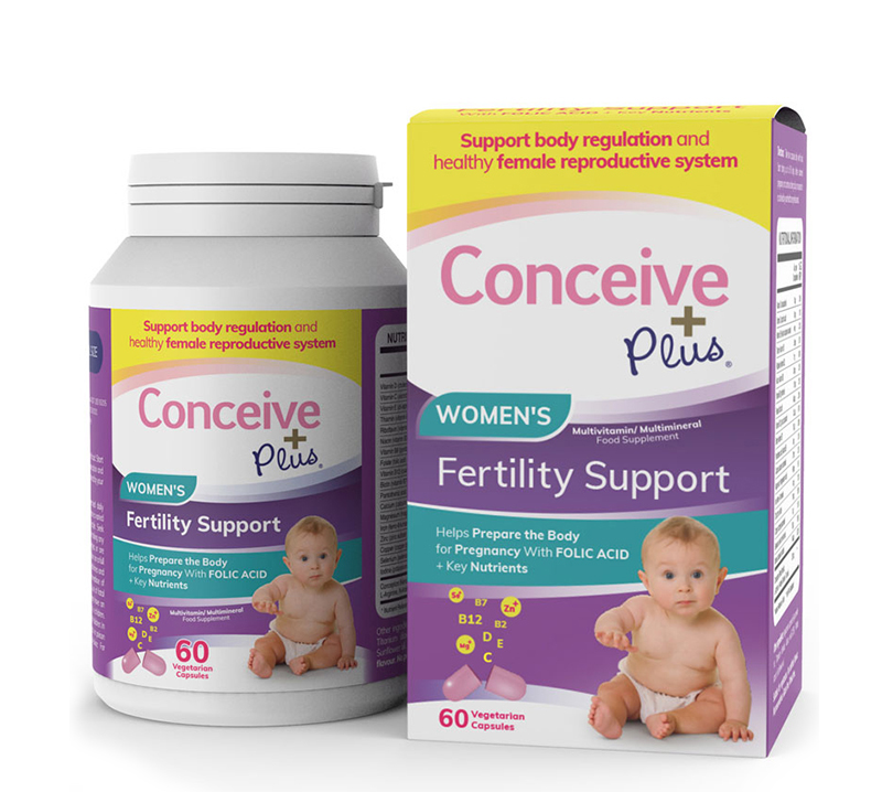 Conceive Plus kvinna Man fertilitetstillskott